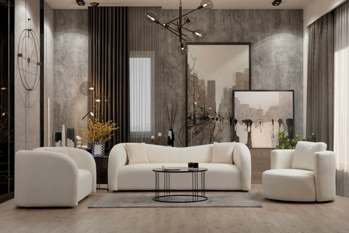 Atelier Del Sofa Asos Cream - Sofá de 2 plazas Atelier Del Sofa Asos Cream - Sofá de 2 plazas